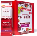 Sugar-Free Psyllium Husk Fiber Powder (Berry - 24 Packets)