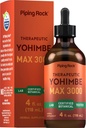 Piping Rock Yohimbe Bark Extract Supplement (en anglais seulement) 4 Fl Oz (en anglais seulement)