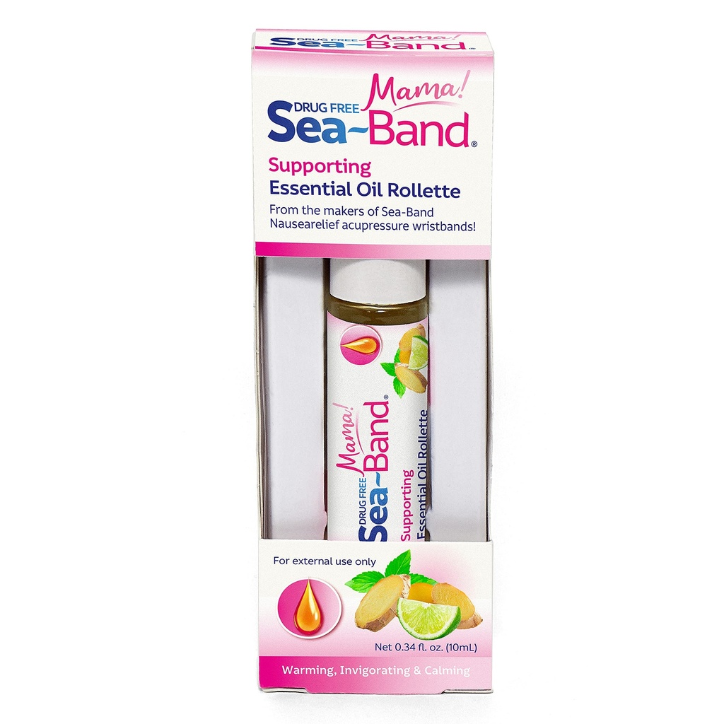 Mer-Band maman ! Huile essentielle Calmer l'aromathérapie Rollette pour le soulagement de la maladie du matin
