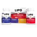 Lipo Flavonoïde Day & Night Combo Kit, Acouphène Relief pour les oreilles qui sonnent, Lipo Flavonoïde Plus et Lipo Flavonoïde Nuit avec Melatonine et Vitamine C, 90 Caplets