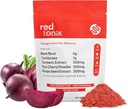 Red Tonik Superfood Powder (en poudre)Beet Root (en chinois)Mushroom (en anglais)Turmeric (en anglais) Supplément quotidien avec 13 superaliments (en anglais)Vitamines et minéraux (en anglais)Boost Energy, Stamina (en anglais)