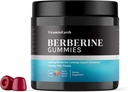 Gummies berbères avec Berberine HCL, Ceylan Cinnamon & Lait Thistle pour Immune et soutien au métabolisme - Berry Cherry Flavor - 60 Comte