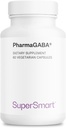 Supersmart - Pharma GABA 125mg par jour (breveté et très biodisponible) - Gamma Acide naturel aminobutyrique supplément GABA - 60 capsules végétariennes
