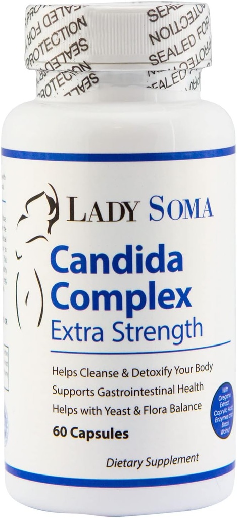Complexe Lady Soma Candida - Capsules de croissance de levure et de surcroissance BV extra-fort