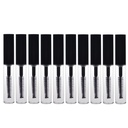 AKOAK 10 Packs 4ml Transparent Réutilisable Bouteille Tube Conteneur Vails de maquillage Outil cosmétique pour l'huile de croissance des cils / Mascara avec pinceau pour la maison et le voyage