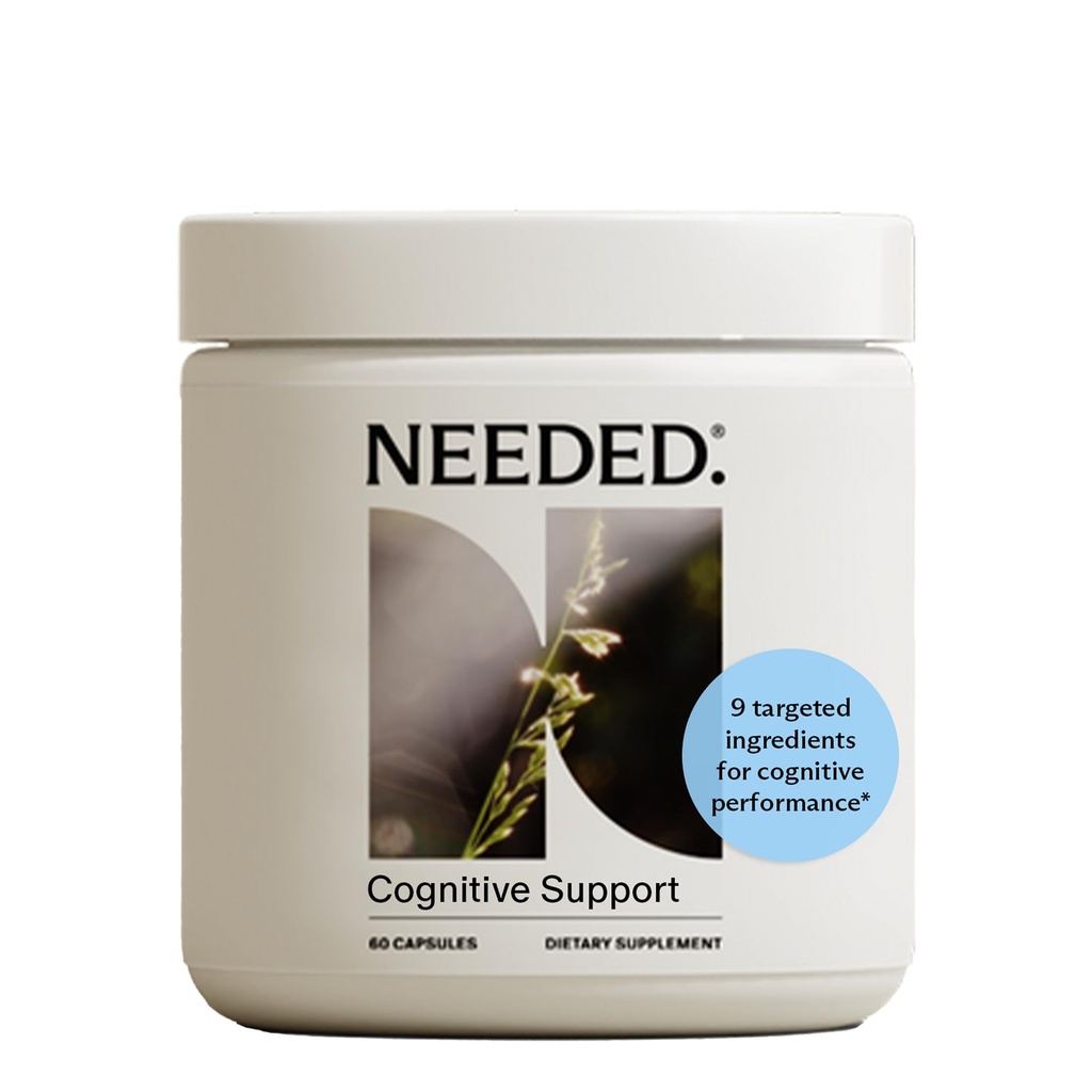 J'avais besoin. Soutien cognitif - Supplément complet avec Ashwagandha, Reishi & Lion's Mane Champignons, Allaitement sans danger - Soutiens Focus, Attention et Mémoire, 30 jours d'approvisionnement