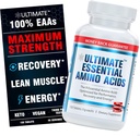 Ultimate 100% de supplément essentiel à l'acide amino - 150 comprimés enrobés faciles à avaler, 1g - Tous les 9 AEA avec 40% de Leucine dans un rapport BCAA optimisé - Augmenter l'énergie, le muscle maigre et la récupération - Keto & Vegan