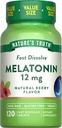 Nature's Truth Melatonin Comprimés de 12mg. 120 Comte.