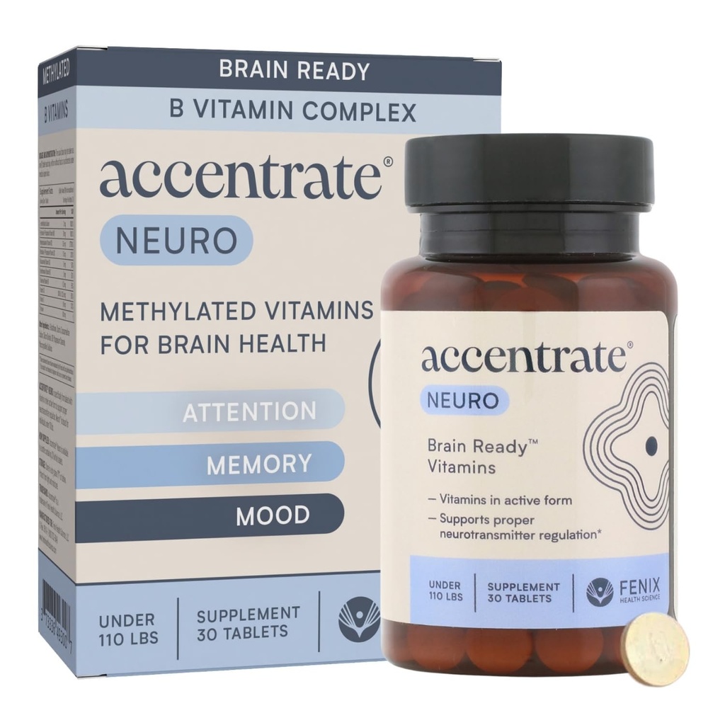 Supplément cérébral pour le focus, l'attention, l'humeur Complexe Vitamine B complète Supplément