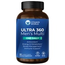 Vitamine World Ultra 360 Multivitamine pour hommes Un jour, Multivitamine pour hommes avec minéraux, herbes et antioxydants, Supplément quotidien avec vitamine A, C, D, E & Zinc pour l'énergie et le soutien immunitaire, 90 Caplets