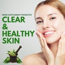 Gélule de Neem (Azadirachta Indica) : équivalent 5000 mg Support naturel de la peau : purificateur de sang : extrait de feuille de Neem biologique : supplément à base de plantes : 60 capsules de légumes : fabriqués aux États-Unis