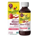 Supplément en fer liquide Megafood Blood Builder pour femmes, hommes et enfants, cliniquement montré pour augmenter les niveaux de fer sans constipation, végétalien, 7,7 Fl Oz (23 portions)