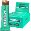 Barebells Soft Protein Bars, Chocolat Minté - 12 Comte, 16g de haute protéinité - Chocolat barre de nutrition avec 1g de sucres totaux - Sur le petit déjeuner ou Snack post-entraînement