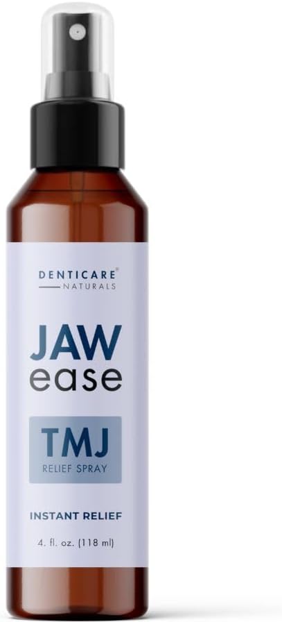 DentiCare JawEase - TMJ Relief Spray pour Jaw, huile de magnésium pur, 4 oz.