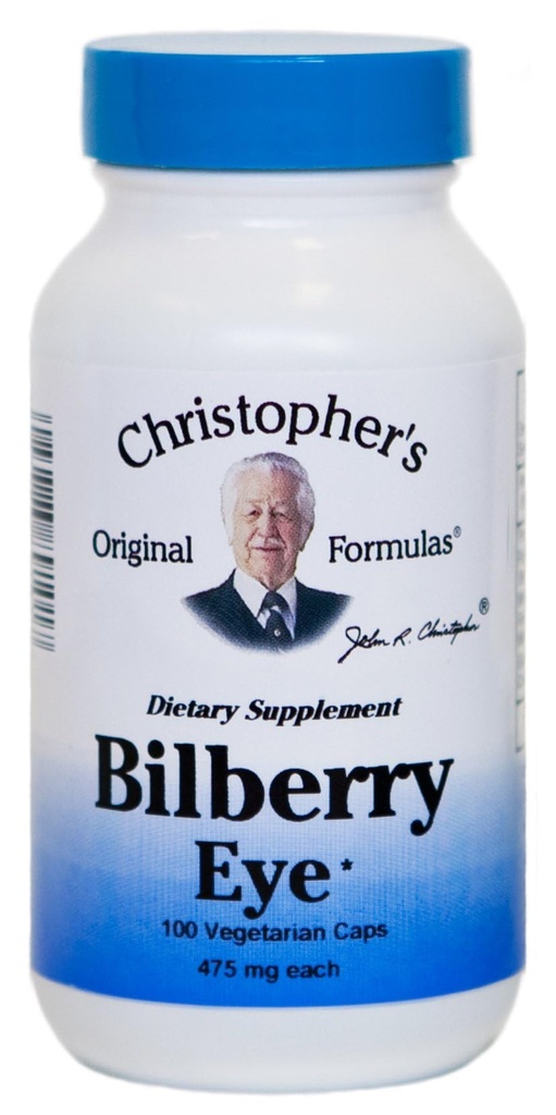 Dr Christopher's Formula Bilberry Eye, 100 comtes