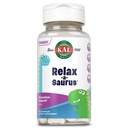 KAL Relax-a-Saurus, Stress Support Supplement for Kids, L-Theanine for Children with Herbal Stress Relief & Relaxation & Blend, Delicious Natural Grape Flavor, 60-Day Guarantee, 30 Chewables