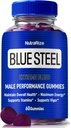 Gummies en acier bleu pour les hommes, la nutrition quotidienne pour renforcer la confiance et la santé globale, tout supplément naturel pour soutenir la performance de pic, Gummy mâle officiel, BlueSteel Reviews (60 Gummies)