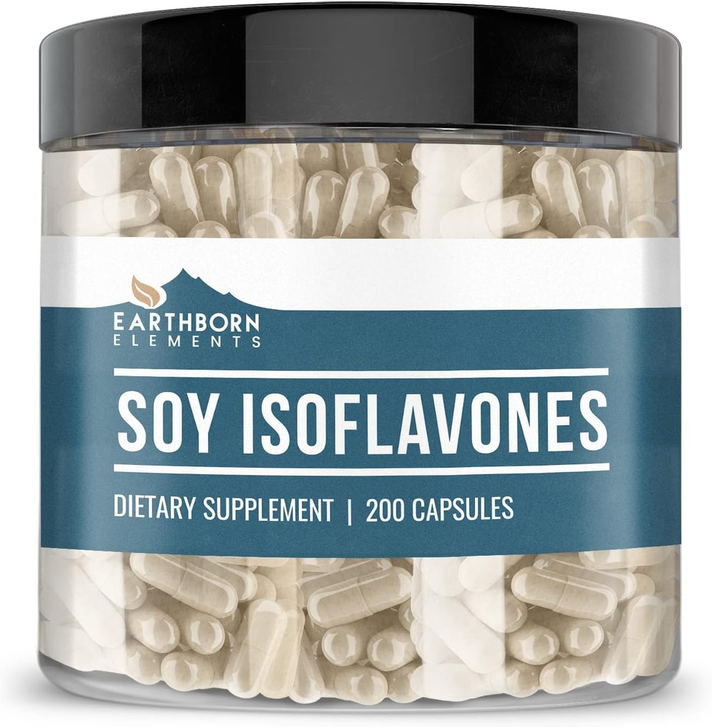 Éléments terriens Isoflavones de soja, purs et non dilués, sans additifs