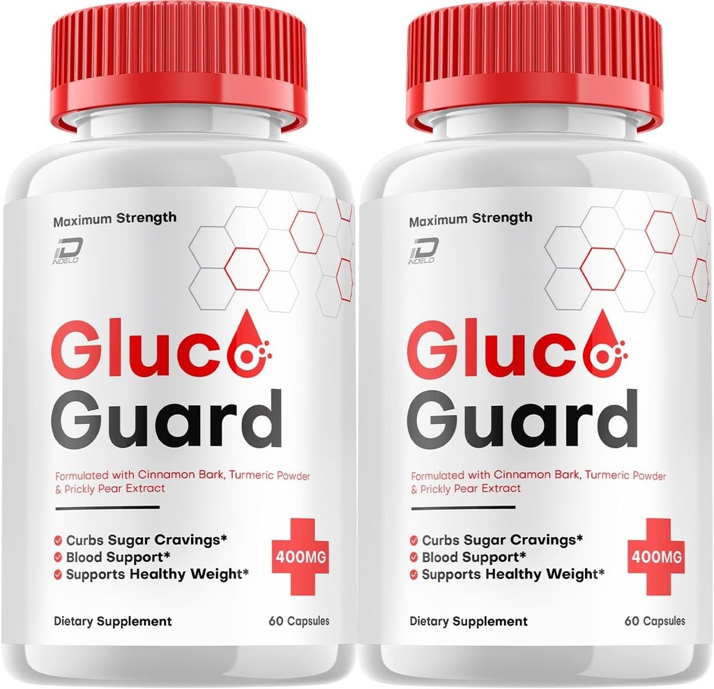 Gluco Guard Capsules, GlucoGuard Supplément avancé, toute la formule naturelle pour maintenir des niveaux de santé, la formule quotidienne de force maximale, GlucoGuard Capsules Avis (2 Pack - 120 Capsules)