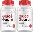 Gluco Guard Capsules, GlucoGuard Supplément avancé, toute la formule naturelle pour maintenir des niveaux de santé, la formule quotidienne de force maximale, GlucoGuard Capsules Avis (2 Pack - 120 Capsules)