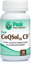 Peak CoQSol10 CF - Coenzyme Ubiquinol 100% sans cristalQ10 pour une biodisponibilité accrue - Ubiquinol CoQ10 - Booster d'énergie naturelle - Soutient l'immunité, le cerveau et la santé cardiaque (30 Softgels)