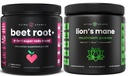 NutraChamps Beet Root Powder & Lion's Mane Powder. Powerful Circulation & Adaptogen Blends