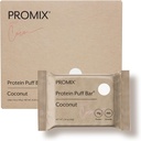 ProMix Nutrition Puff Bars - Coconut - Marshmallow Crispy Treat - Grande dégustation et santé sur le go Snack - haute protéine et faible teneur en calories - sans gluten, soja et maïs - 12 barres