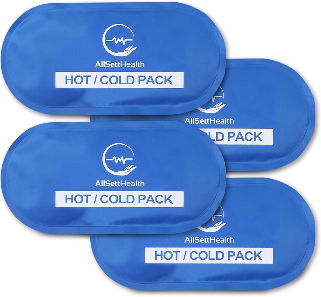 Pochettes glacées en gel chaud et froid réutilisables pour blessures , Paquet de glace, Pochettes glacées en gel, Pochettes froides pour blessures, 10,5 x 5 pouces (4 po)