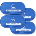 Pochettes glacées en gel chaud et froid réutilisables pour blessures , Paquet de glace, Pochettes glacées en gel, Pochettes froides pour blessures, 10,5 x 5 pouces (4 po)