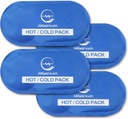 Reusable Hot and Cold Gel Ice Packs for Injuries | Cold Compress, Ice Pack, Gel Ice Packs, Cold Packs for Injuries,10.5 x 5 Inch (4 Pack)