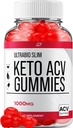 Supplément diététique Ultra Bio Slim Keto Plus ACV Gummies - UltraBio Slim Keto Apple Cider Vinegar Gummies Reviews, Gummies BioSlim Maximum Strength pour la gestion avancée du poids (1 Pack - 60 Gummies)