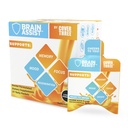 Couverture Trois Supplément Cerveau d'Assistance Cerveau, Supplément de Focus Nutritionnel avec Curcumine, Uridine, Formule de Soutien Cerveau Liquide de Tranche Orange, Suppléments Mémoire haute performance