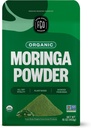 FGO Organic Moringa Oleifera Poudre de feuille, 16 oz en vrac en poudre refermable, provenant de l'Inde, non-OGM, emballage mai Varier (paquet de 1)