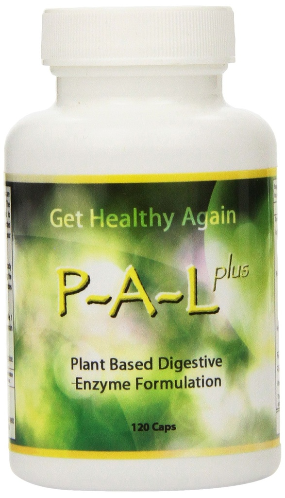 P-A-L plus formule enzymatique digestive à base végétale, 120 capsules