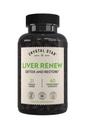 Crystal Star foie Renew, 60 capsules, supplément de nettoyage du foie à base de plantes qui soutient la fonction normale du foie et favorise la libération de toxines - chardon de lait, non-OGM