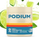 Podium Nutrition Formation Sel + électrolytes Poudre, Lime tropicale, Support d'hydratation et de récupération musculaire après l'entraînement, boisson électrolytique, Magnésium, Potassium, Calcium, Sels de sodium, 30 portions
