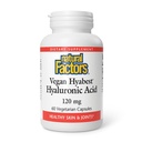 Facteurs naturels - Hyabest Hyaluronique Acid, soutient la santé des articulations et de la peau, 60 capsules végétariennes