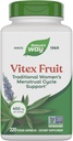 Nature's Way Vitex Fruit, soutien au cycle menstruel traditionnel*, soutien à la santé traditionnelle des femmes*, chasteberry, végétalien, 320 capsules (paquetage May Vary)
