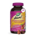 La nature est vivante ! Multivitamines gommy quotidiennes, 16 vitamines et minéraux, métabolisme énergétique*, peau et ongles de cheveux*, végétariens, aromatisés par les baies mixtes, 150 gommies (paquetage May Vary)