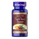 Puritan's Pride Tart Cherry Turmeric Complex, complément alimentaire pour la santé antioxydante, 60 capsules à libération rapide