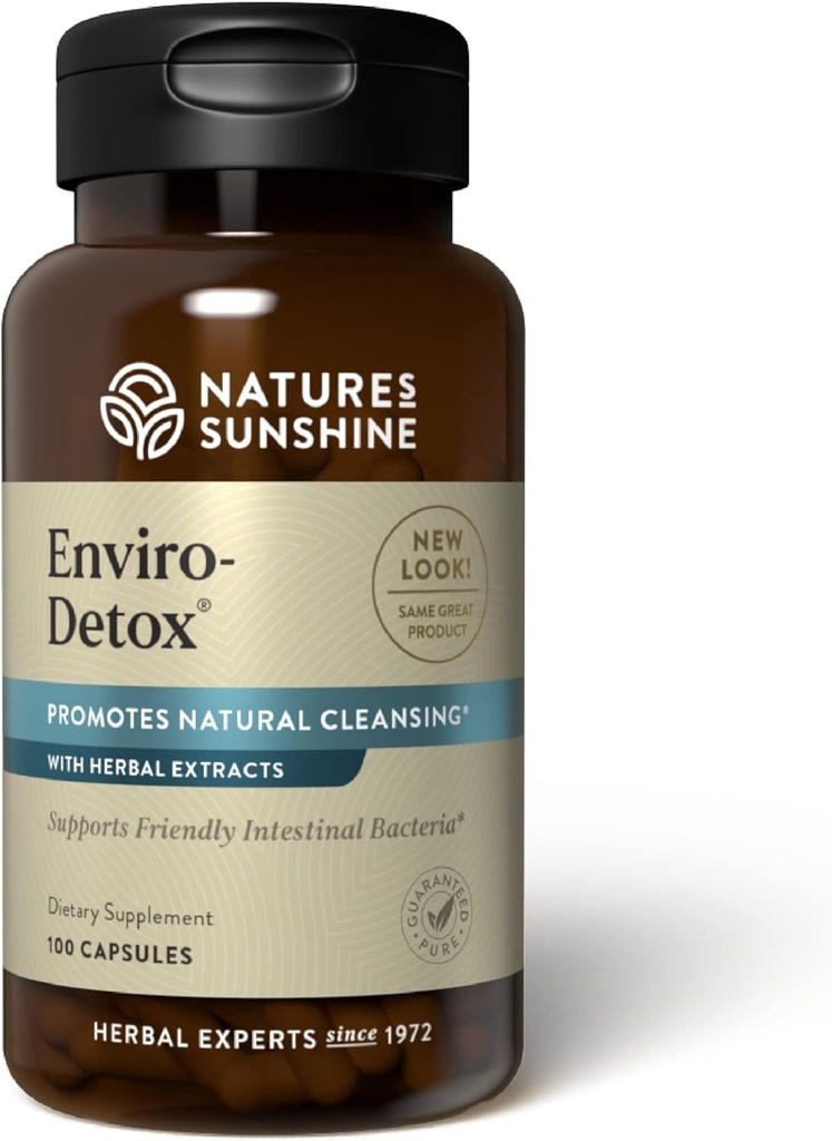 Nature's Sunshine Enviro-Detox, 100 Capsules | Removes Pollutants and Toxins that can Build Up, Slow Normal Cleansing, and Supports Digestion