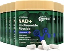 Supplément NAD, NAD Nicotinamide Riboside 900 Mg pour hommes et femmes, NAD+ liposomale Supplément avec le riboside de Nicotinamide, resvératrol & Quercetin, Energy, Boost NAD+, 800 Capsules