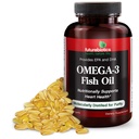 Futurebiotiques Oméga-3 Huile de poisson, 100 softgels végétariens