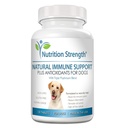 Soutien immunitaire pour chiens plus antioxydants, Reishi, Shiitake, Maitake, Turkey Tail Champignons pour chiens, avec Coenzyme Q10, Sélénium, Vitamine A, 120 comprimés à croquer