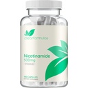 Vitamine B3 Nicotinamide 500mg - Forme d'absorption élevée de vitamine B3 Niacine sans flush pour le soutien du cerveau et de l'énergie de la peau auditive - Précurseur NAD - Fabriqué dans une installation américaine cGMP (180 portions)