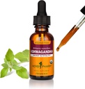 Herb Pharm extrait liquide d'Ashwagandha biologique, sans alcool: supplément de soutien de l'humeur, Glycérite racine d'Ashwagandha végétalien, Extrait adaptogène non amère savoureux pour les adultes, non-OGM, 1 Oz