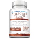 Approved Science Apple Cider Vinegar Capsules with 'The Mother' and BioPerine – 1600mg ACV Supplement – Non-GMO, Vegan, 60 Capsules (Pack of 1)