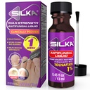 SILKA Max Strength Antifongique liquide pour la santé des Toénails avec applicateur de brosse, résultats en 1 semaine, traitement des champignons de ongles pour les ongles endommagés, traitement des pieds des athlètes, Tolnaftate 1% 0,45 Fl Oz