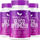 (3 Pack) GlycoEase Glyco Optimizer - GlycoEase Pills officiel supplément naturel, Glycoease Premium Capsules, Glycoeas Advanced Formula Reviews, 90 Capsules pour 3 mois