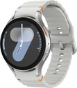 Samsung Galaxy Watch 7 44mm LTE AI Smartwatch w/Energy Score, Conseils de bien-être, suivi de la fréquence cardiaque, moniteur de sommeil, Fitness Tracker, 2024, Argent [US Version, Garantie du fabricant 1Yr]
